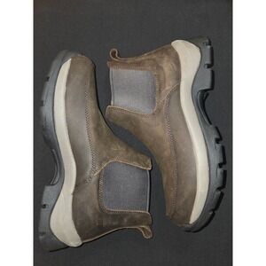Duluth Trading Co. Mens‎ Leather Chelsea Boots Brown Size 9.5 Wide